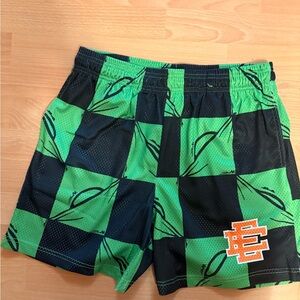 Eric Emanuel Matty boy green 99 snake shorts